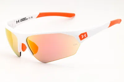 Under Armour Ua7000s Sport Wraparound Sunglasses In White
