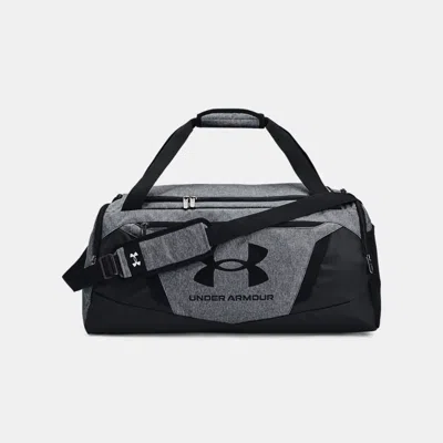 Under Armour Undeniable 5.0 Medium Duffle Bag Pitch Grey Medium Heather In Burgundy