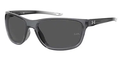 Under Armour Undeniable Jr 63m/ir Men's Sunglasses Grey Size 60 In Gray