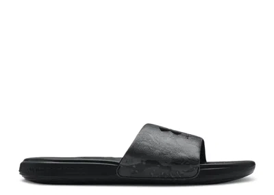 Under Armour Ansa Graphic Slide 'digital Camo' In Black
