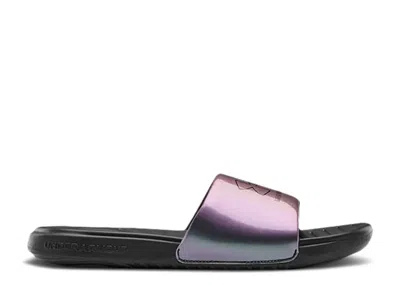 Under Armour Ansa Le Slide 'iridescent' In Black