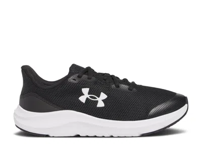 Under Armour Charged Pursuit 4 Gs 'black White' In Nude