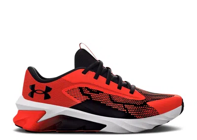 Under Armour Charged Scramjet 4 Gs 'phoenix Fire' In Red