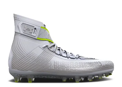 Under Armour Highlight Mc High-top Sneakers In Silver
