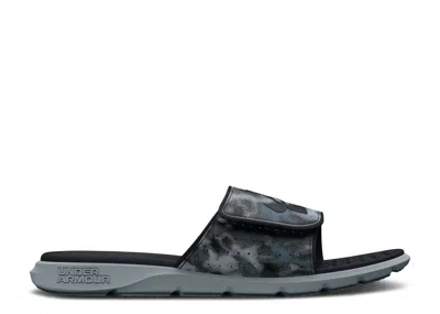 Under Armour Ignite 7 Graphic Strap Slide 'harbor Blue Camo'
