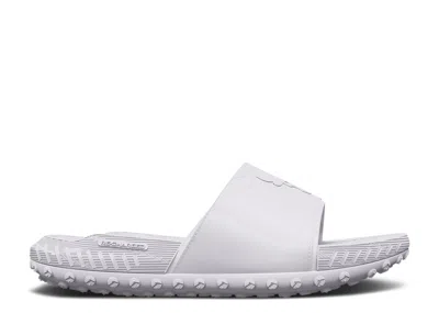 Under Armour Project Rock 3 Slide 'white Halo Grey'