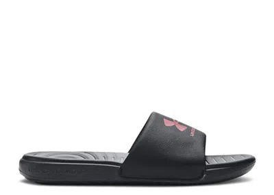 Under Armour Wmns Ansa Fixed Slide 'black Pink Elixir'