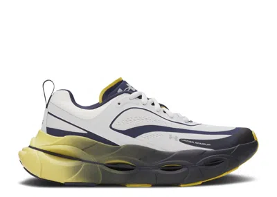 Under Armour Wmns Halo Racer 'washed Navy Yellow Shade' In White