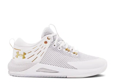 Under Armour Wmns Hovr Block City 'white Metallic Gold'