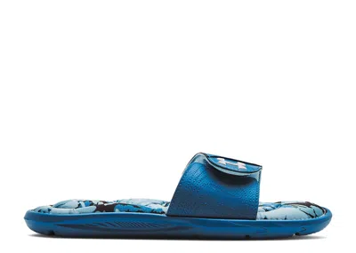 Under Armour Wmns Ignite 6 Graphic Footbed Slide 'cruise Blue'
