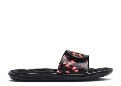 Under Armour Wmns Ignite 6 Graphic Strap Slide 'black Afterglow'
