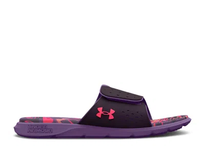 Under Armour Wmns Ignite 7 Graphic Footbed Slide 'tux Purple Marble'