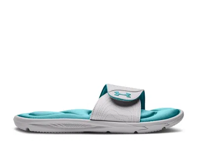 Under Armour Wmns Ignite 9 Slide 'halo Grey Cosmos' In Gray