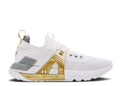 Under Armour Wmns Project Rock 4 'white Metallic Gold'