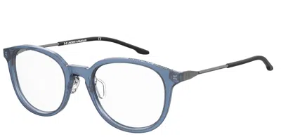 Under Armour Unisex Blue Round Eyeglass Frames Ua5033goxzf11