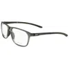 Under Armour Unisex Crystal Green 55mm Opticals In Black