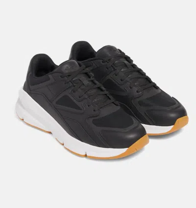 Under Armour Unisex Forge 96 Leather Shoes In Black White