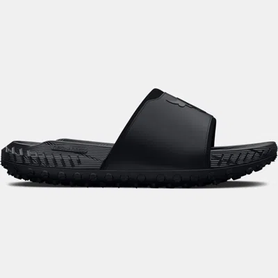 Under Armour Unisex Project Rock 3 Slides Black