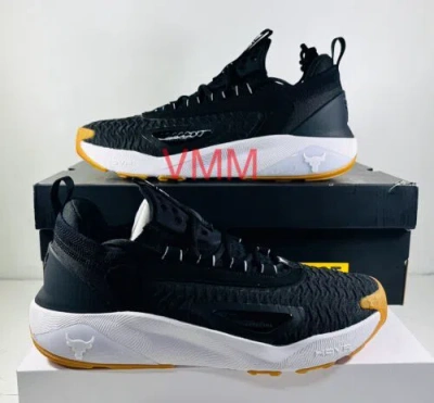 Pre-owned Under Armour Unisex Project Rock 7 Training Shoes Sneaker All Sizes 2024 In Black / White / Anthracite - 001