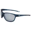 Under Armour Unisex 61 Mm Silver Sunglasses In Gold