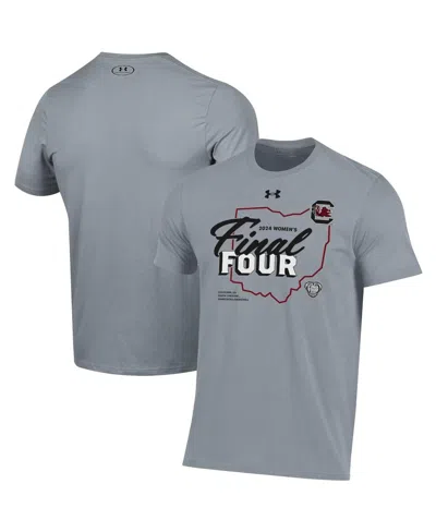 Under Armour Unisex  Heather Gray South Carolina Gamecocks 2024 Ncaa Women's Basketball Tournament Ma