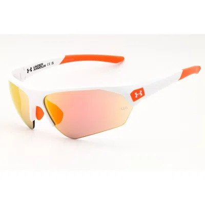 Under Armour Unisex White Round Sunglasses Ua7000s In ["white"]