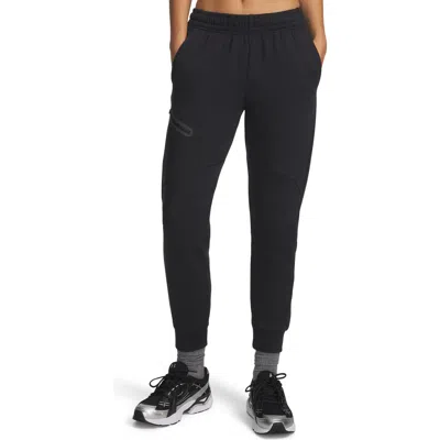 Under Armour Unstoppable Fleece Joggers In Black
