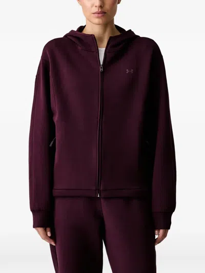 Under Armour Unstoppable Fleece Zip-up Hoodie In Purple