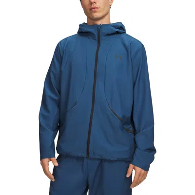 Under Armour Unstoppable Hooded Jacket In Blue
