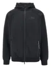 Under Armour Ua Unstoppable Fleece Textured Fullzip Hoodie In Black