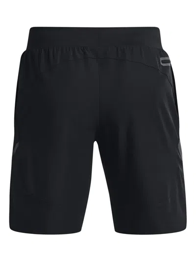Under Armour Unstoppable Panelled Logo Shorts In Black
