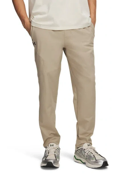 Under Armour Mens  Unstoppable Tapered Pants In City Khaki/black