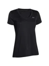 Under Armour Tech Short Sleeve V-neck Solid In Black