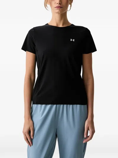 Under Armour Vanish Elite Logo-print Perforated T-shirt In Black