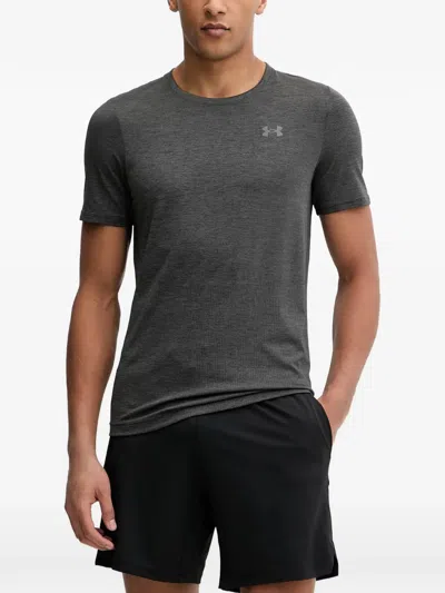 Under Armour Vanish Elite Seamless Logo-print Short-sleeve T-shirt In Gray