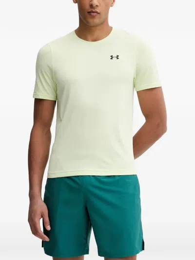 Under Armour Vanish Elite Seamless Logo-print Short-sleeve T-shirt In Green