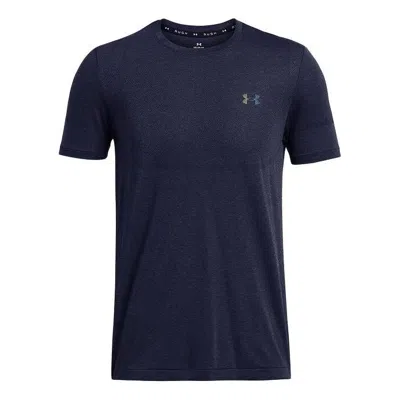 Under Armour Vanish Elite Seamless T-shirt 'midnight Navy' In Blue