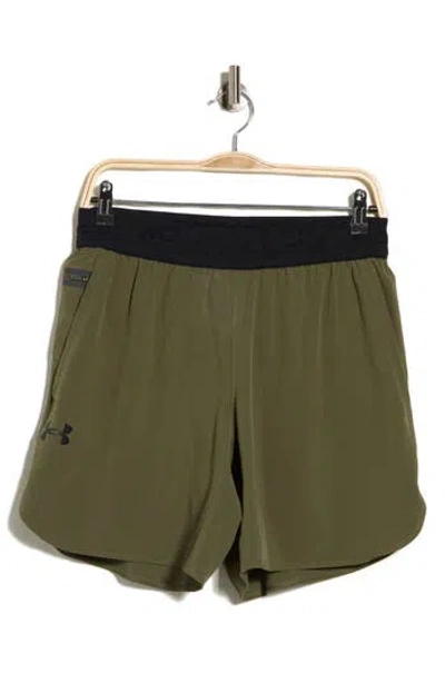 Under Armour Vanish Elite Shorts In 390 Marine Od Green