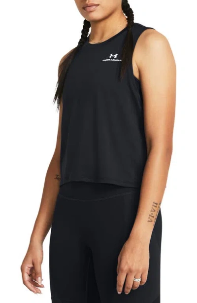 Under Armour Vanish Energy Crop Tank In Black