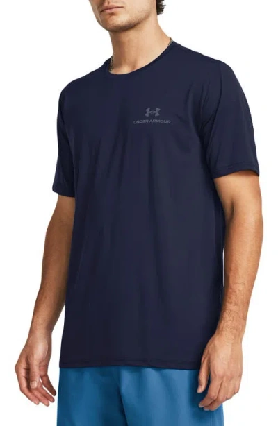 Under Armour Mens  Vanish Energy Short Sleeve T-shirt In Silt/midnight Navy