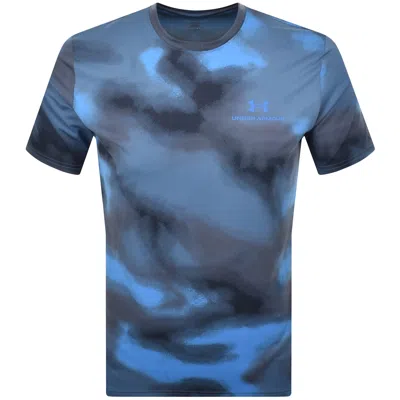 Under Armour Vanish Printed T Shirt Blue