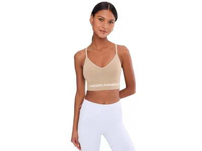 Under Armour Vanish Seamless Low Bra In Brown
