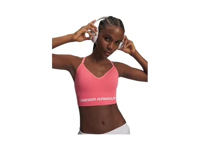 Under Armour Vanish Seamless Low Bra In Pink
