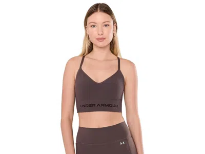 Under Armour Vanish Seamless Low Bra Women's Bra Peppercorn/kona Brown: Sm (us 4-6), Polyester