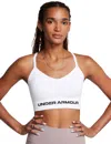 Under Armour Vanish Seamless Low Sports Bra In White