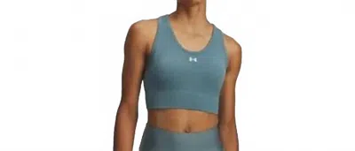 Under Armour Vanish Seamless Sports Bra In Blue