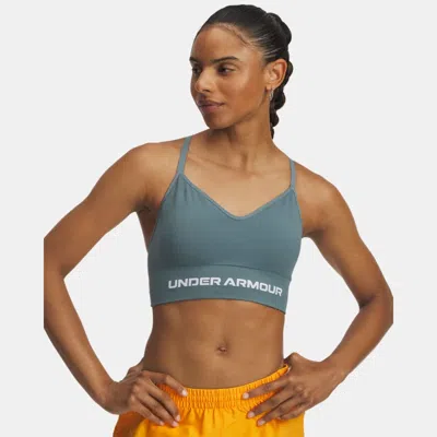 Under Armour Vanish Seamless Women's Low Sports Bra Jasper Blue