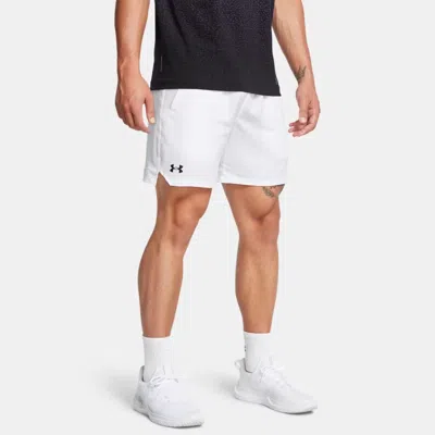 Under Armour Men's    Vanish Woven 6" Shorts White In White/black