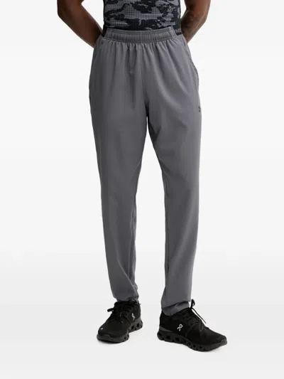Under Armour Vanish Training Logo-print Elasticated-waist Track Pants In Gray