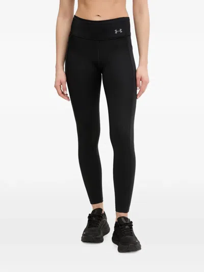 Under Armour Velociti Logo-print Panelled Leggings In Black